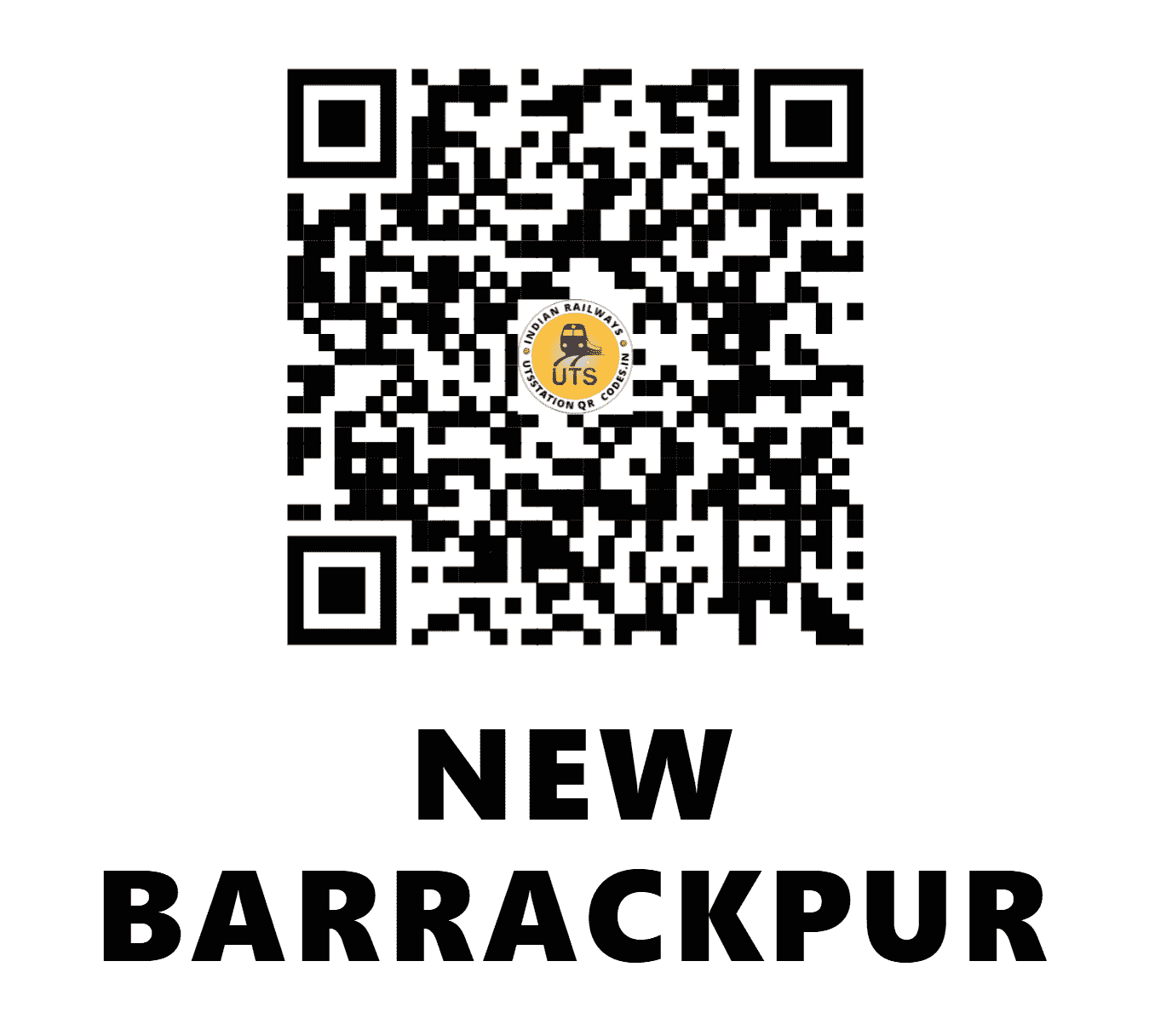 UTS QR Code for NEW BARRACKPUR - NBE - ER (WEST BENGAL)